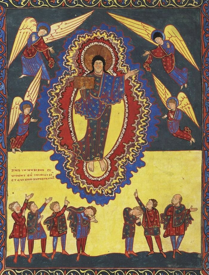 Photo: “Apparition de Dieu”, Apocalypse of Saint Sever (www.wikipedia.org)